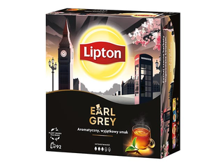 Чай черный Lipton Earl Grey, 92 пакетиков