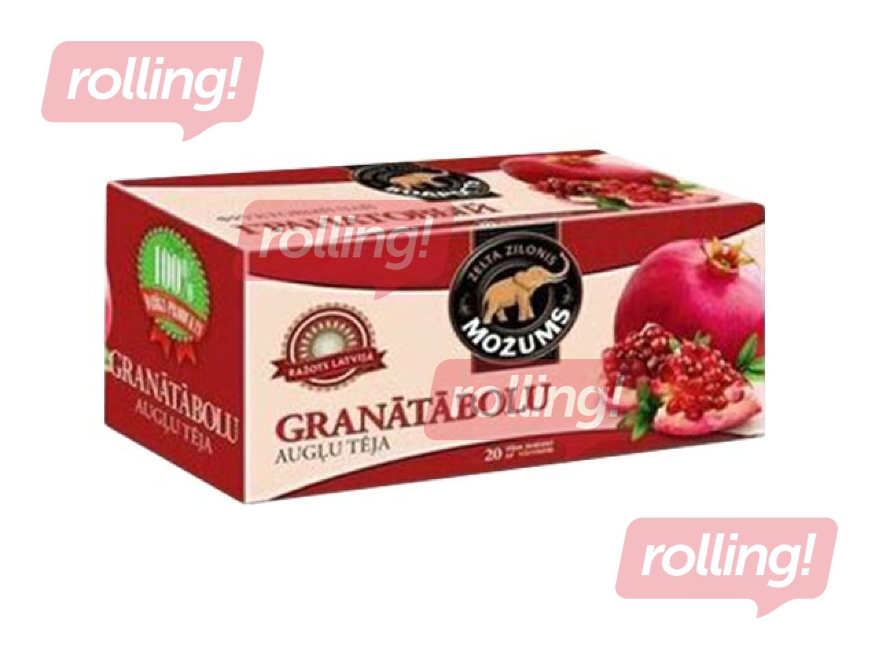 Tea Možums, pomegranate, 20 pcs.