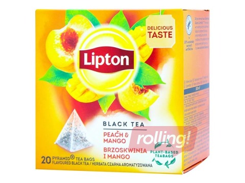 Чай черный Lipton Peach & Mango, 20 пакетиков