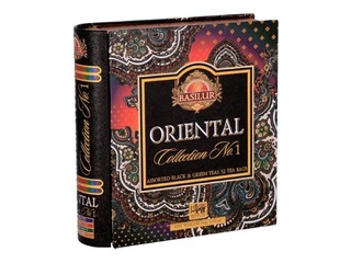Чёрный и зелёный чай набор Basilur Oriental Collection Book No.1, 32 пак.