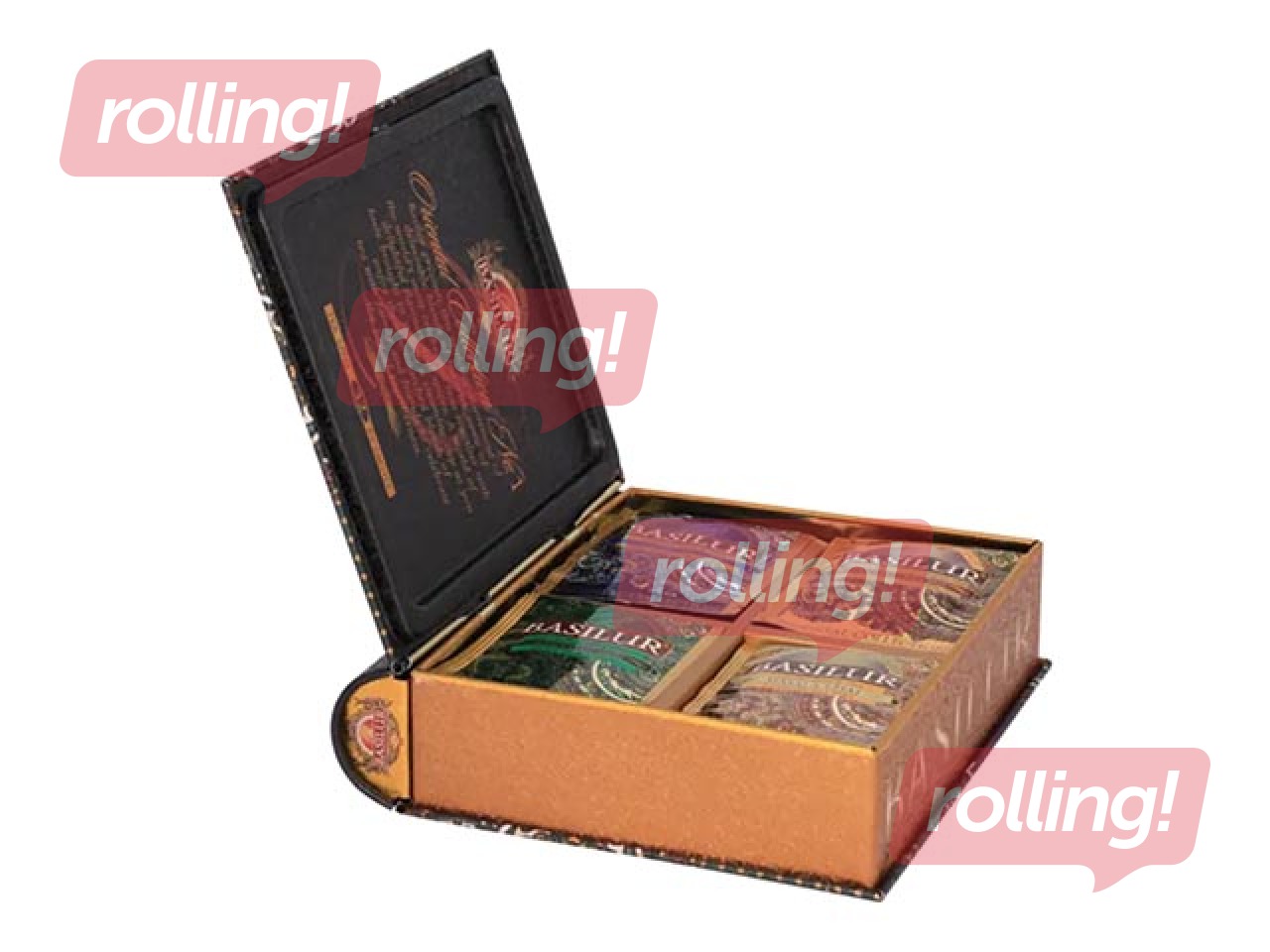 Чёрный и зелёный чай набор Basilur Oriental Collection Book No.1, 32 пак.