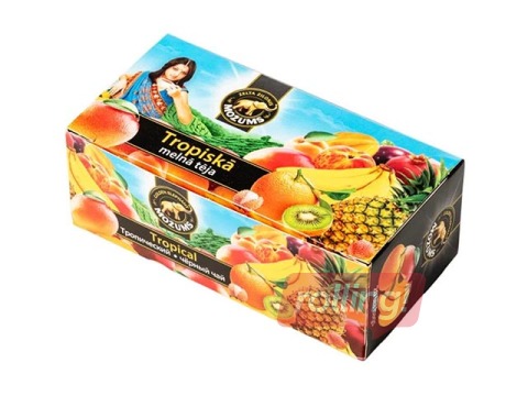 Aromatic black tea Možums, tropical, 20 pcs.