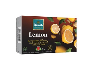 Must tee sidruni maitsega, Dilmah, 20 tk.