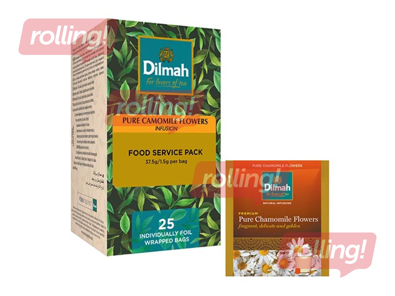 Taimetee kummelimaitsega Pure, Dilmah, 25 tk.