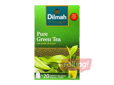 Зелёный чай Pure Green, Dilmah, 20 шт.