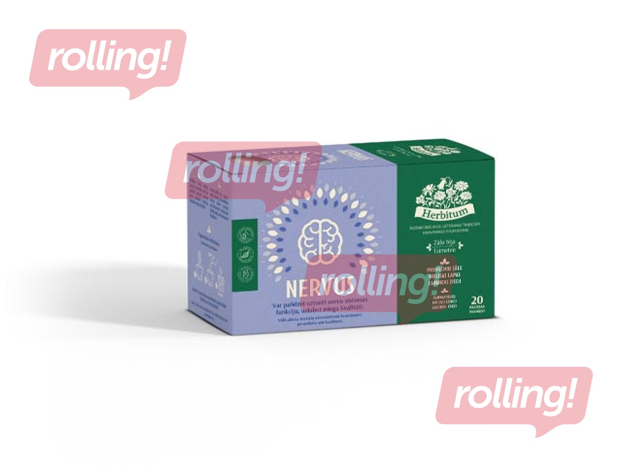 Taimetee Herbitum Nervus, 20 kotikest