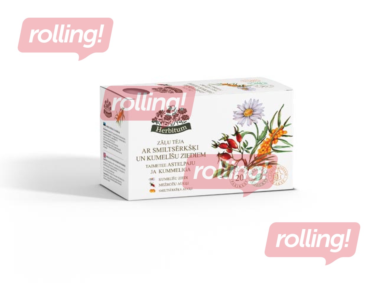 Taimetee Herbitum astelpaju ja kummeliga, 20 kotikest