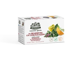 Фруктовый чай Herbitum Вкус лета с мятой и цитрусами, 20 пакетиков