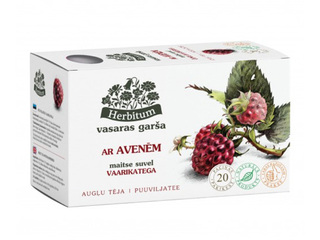 Фруктовый чай Herbitum, «Летний вкус» с малиной, 20 пакетиков