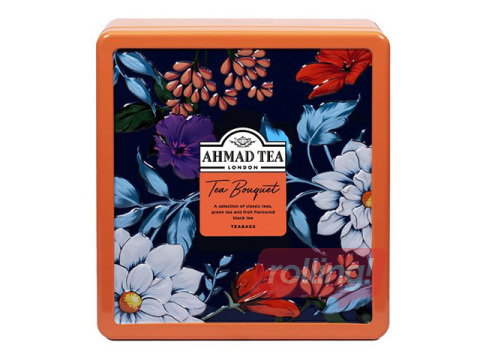 Teevalik Ahmad, Tea Bouquet, 4 Caddy, metallkarbis, 32 teepakki