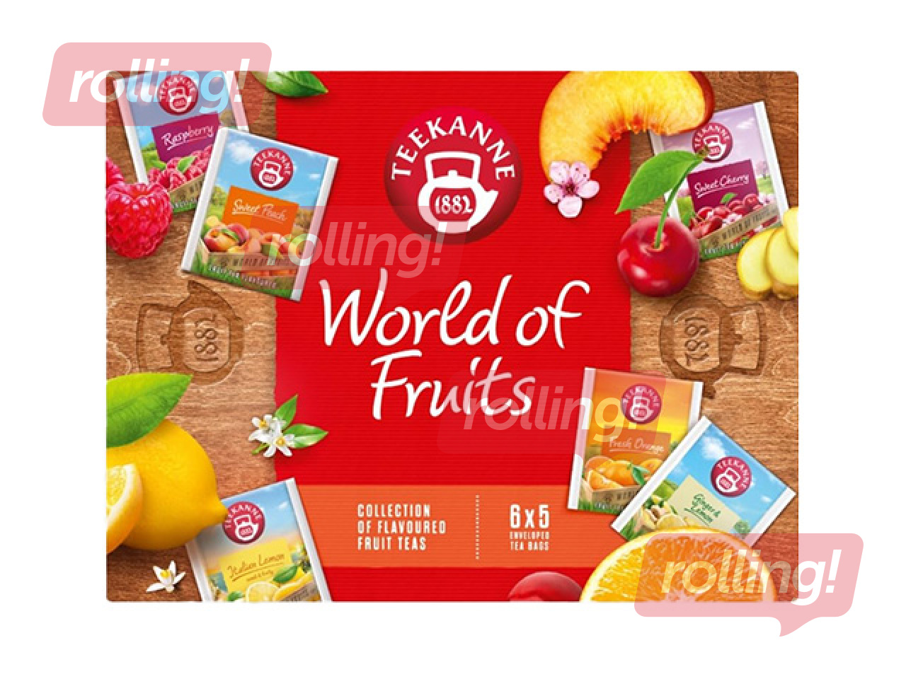Teevalik Teekanne World of Fruits, 30 pakki