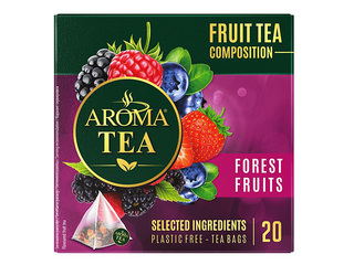 Fruit Tea Aroma Tea, Forest Berries, 20 pcs