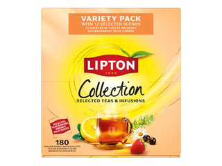 Чайная коллекция Lipton, 12 видов, 180 пакетов