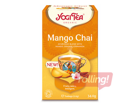 Чай аюрведический Bio Yogi, Mango Chai, 17 пак.