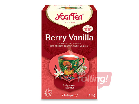 Чай аюрведический Bio Yogi, Berry Vanilla, 17 пак.