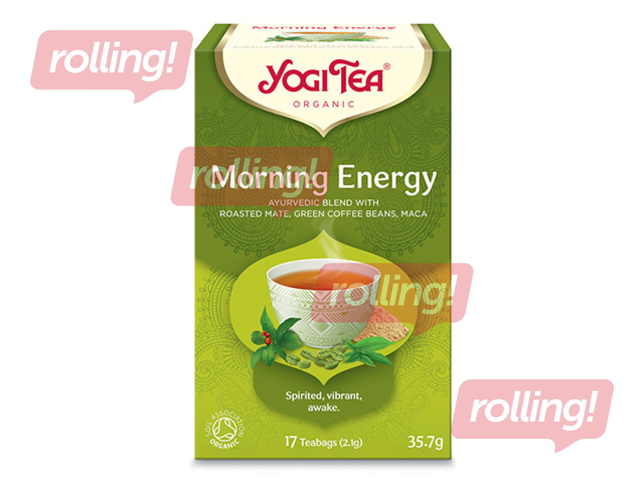 Tea Ayurvedic Bio Yogi, Morning Energy, 17 sachets.