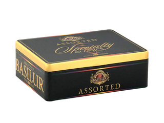 Tee must ja roheline Basilur, Speciality, metallkarp, 60 tk