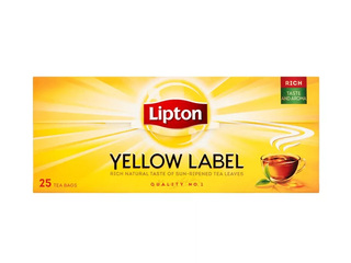 Tea black Lipton, Yellow Label, 25 pcs.