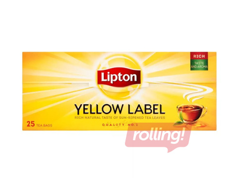 Tee must Lipton, Yellow Label, 25 tk