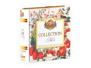 Must ja roheline tee Basilur Tea Book Collection No.1, assortii, 32 tk
