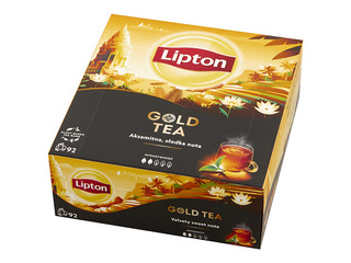 Black tea Lipton Gold, 92 pcs