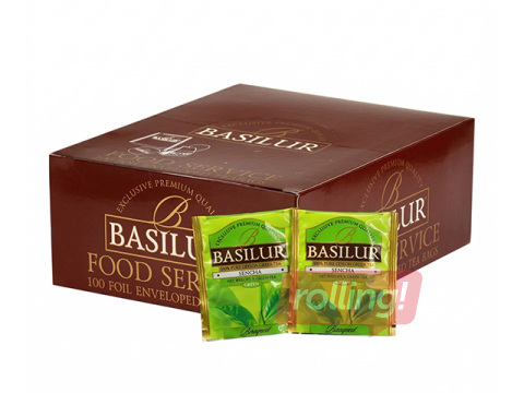 Roheline tee Basilur Bouquet Sencha, 100 tk.