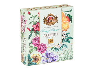Tēja melnā un zaļā Basilur Vintage Blossoms Assorted, 60g