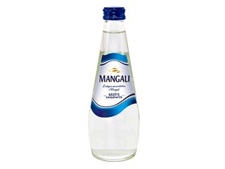 Mineral water Mangali, carbonated, glass, 330ml