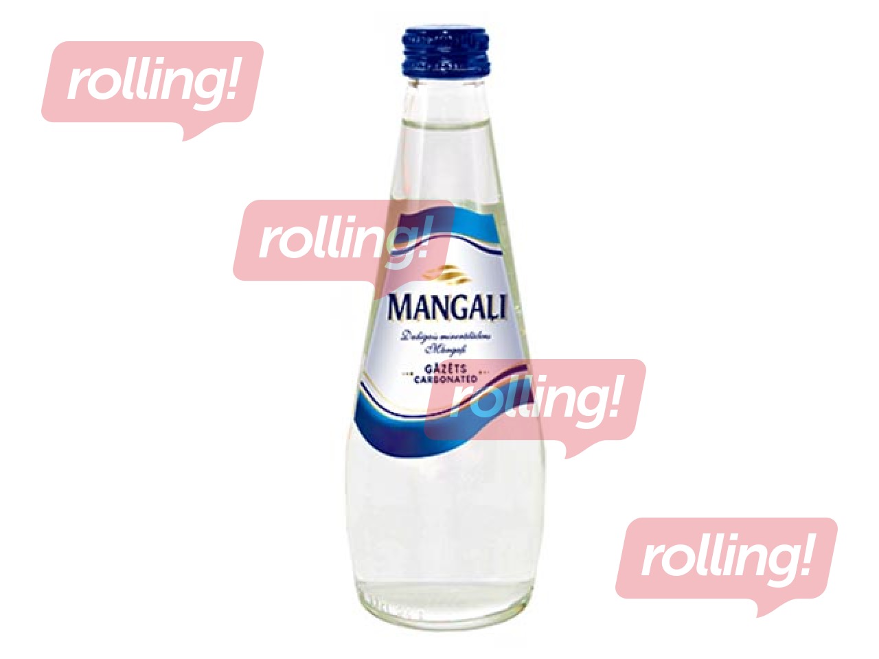 Минеральная вода Mangaļi, газированная, стекло, 330мл