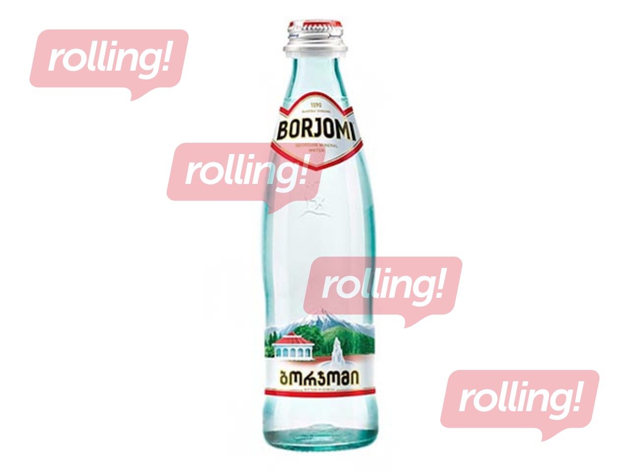 Mineraalvesi Borjomi, karboneeritud, klaaspudel, 330ml