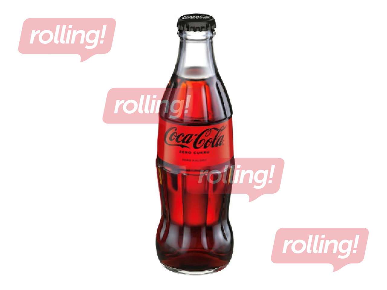 Carbonated drink Coca-Cola Zero, glass, 250ml