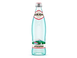 Borjomi mineraalvesi, karboniseeritud, klaaspudelis, 0,5 l