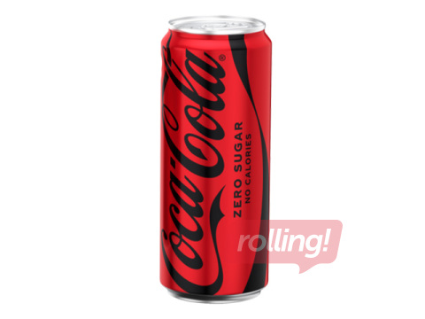 Carbonated drink Coca-Cola Zero, can, 330ml