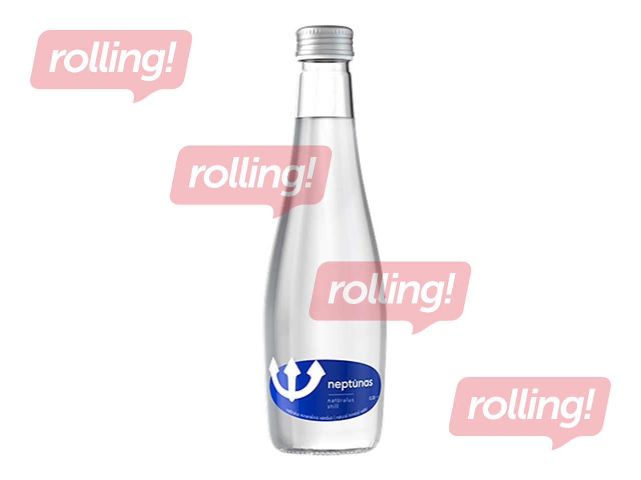 Mineraalvesi Neptunas, veel, klaas, 330ml
