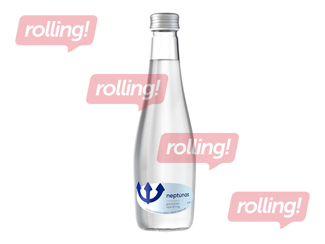 Mineraalvesi Neptunas, karboniseeritud, klaas, 330ml