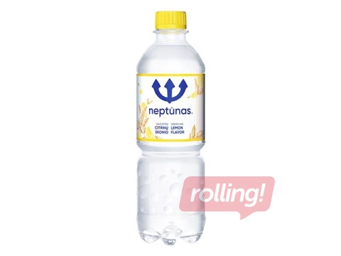 Минеральная вода Neptunas Lemon, газированная, PET, 500мл