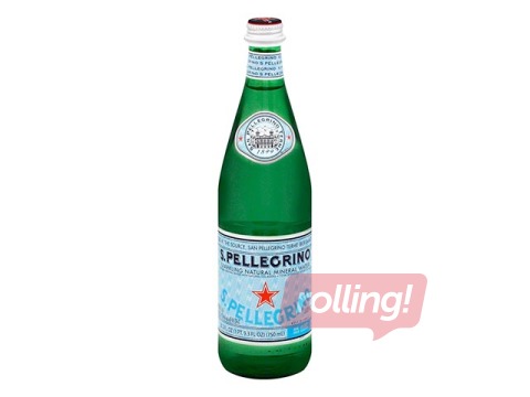 Mineraalvesi S.Pellegrino, karboniseeritud, klaas, 750ml