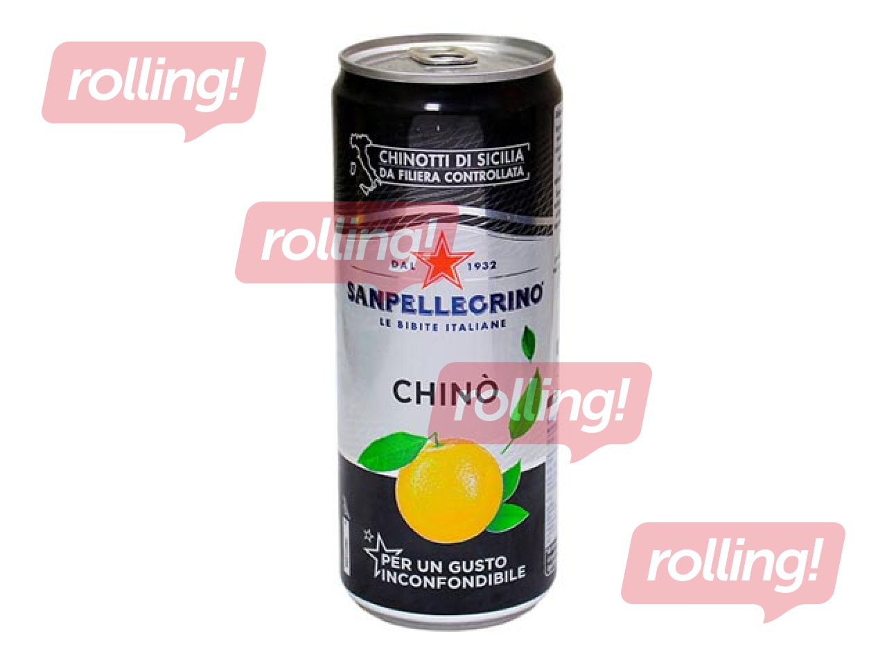 Carbonated drink Sanpellegrino Chino, can, 330ml