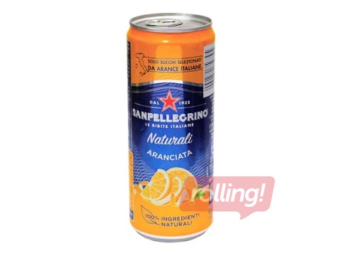 Jook Sanpellegrino Apelsin, purk, 330ml