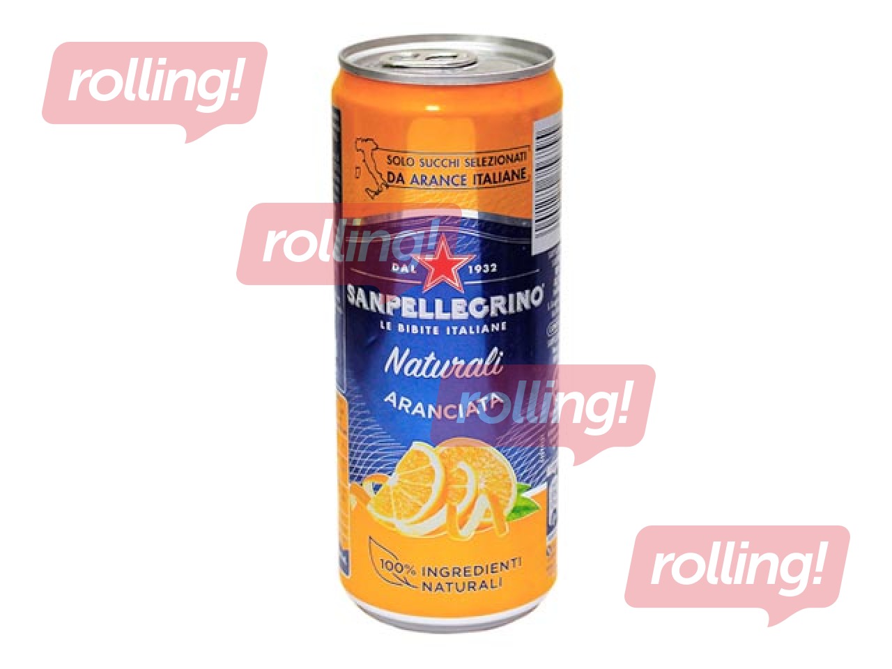 Jook Sanpellegrino Apelsin, purk, 330ml