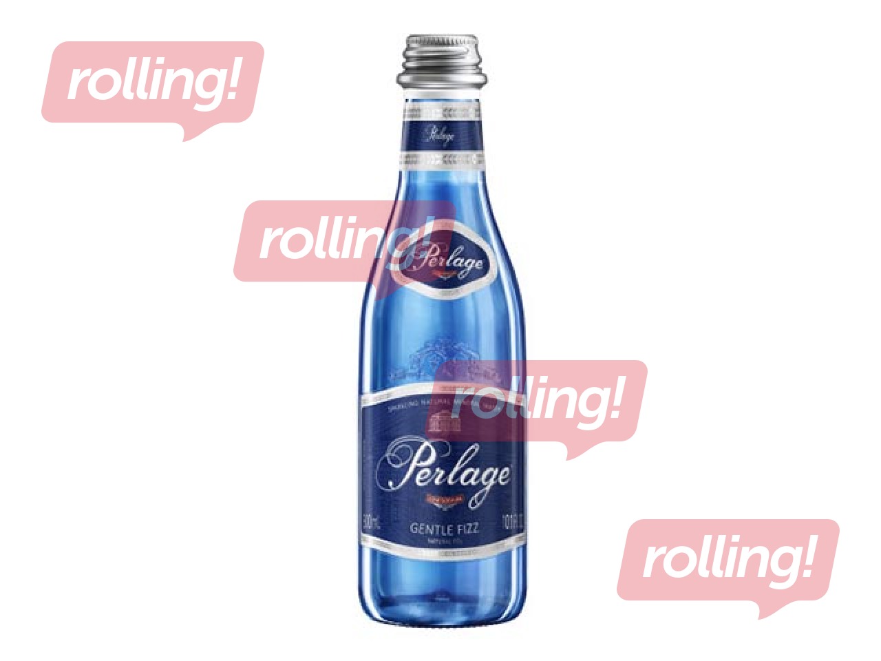 Mineraalvesi Perlage, kergelt gaseeritud, klaaspudel, 300ml