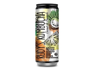 Kombucha Rudy's, coconut and pineapple, can, 330ml