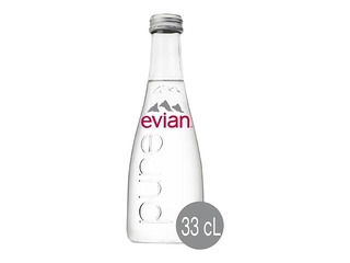 Mineraalvesi Evian, gaasiteta, klaas, 330ml