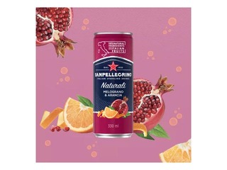 Gaseeritud jook S.Pellegrino, Melograno&Arancia, 330ml (pant tagastushind hinna sees)