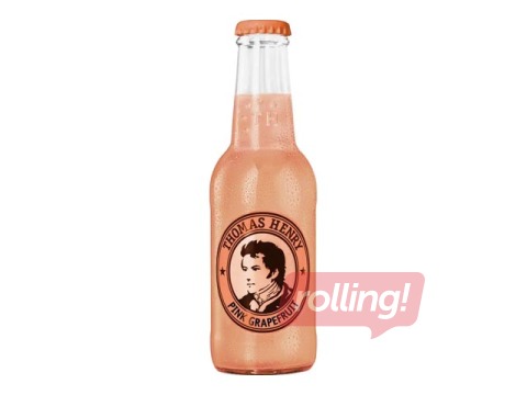 Gaseeritud jook Thomas Henry, Pink Grapefruit, klaaspudel, 200ml (Tagatisraha hinnas sisaldub)