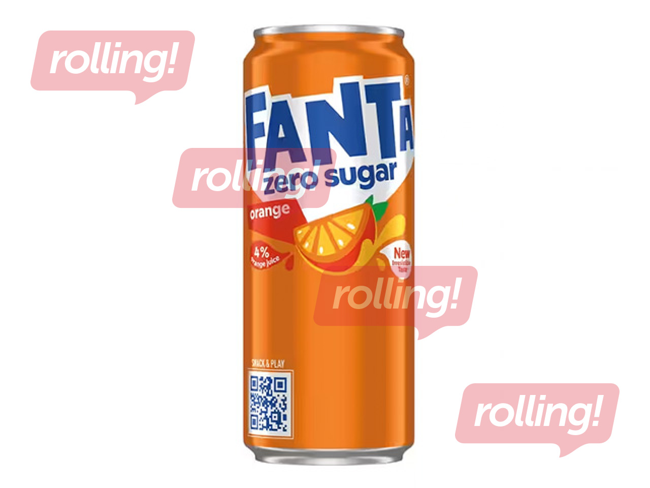 Gaseeritud jook Fanta Zero, 330ml