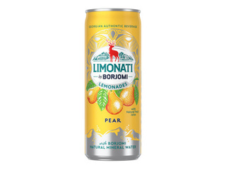 Газированный напиток Limonati by Borjomi с грушей, жестяная банка, 330мл