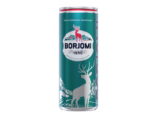 Mineraalvesi Borjomi, gaseeritud, purk, 330ml