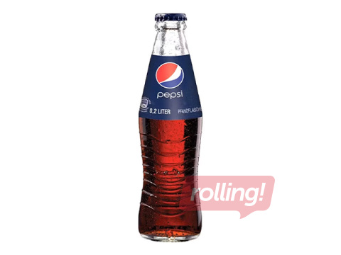 Gaseeritud jook Pepsi Cola, klaas, 200ml (taarapant on hinna sees)