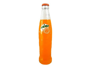 Carbonated drink Mirinda, orange, glass, 200ml (container deposit included in the price)